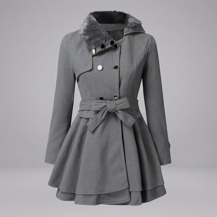 CLAUDIA™ | Vintage Flair Trench Coat