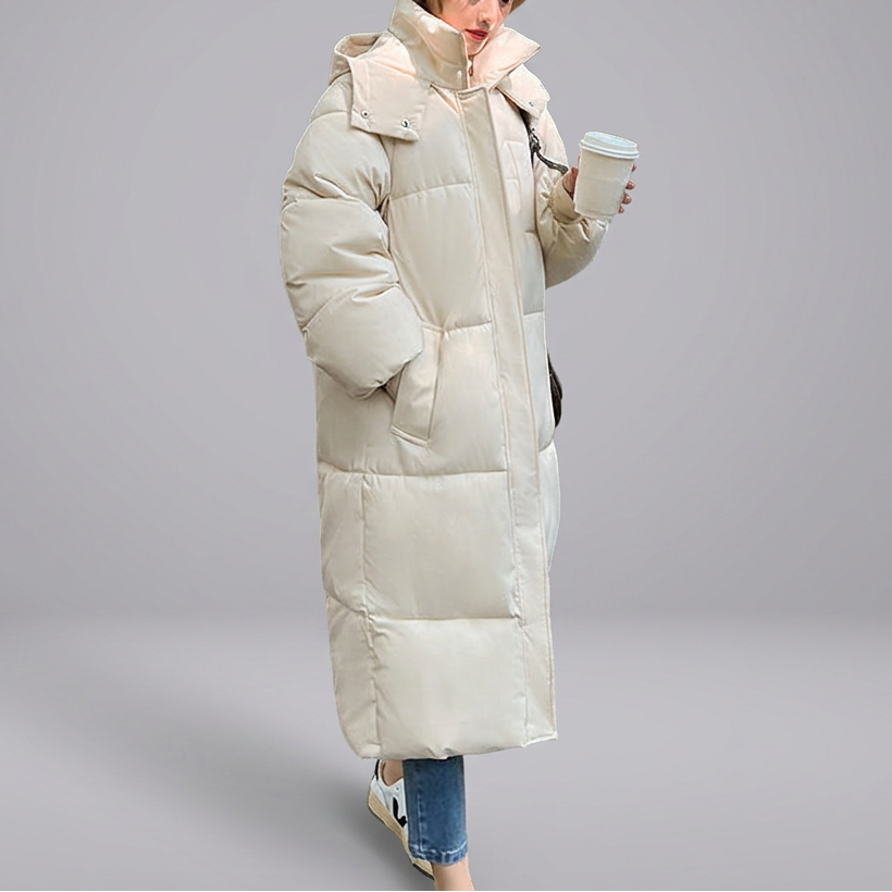 LEMI™ - Comfy Waterproof Hooded Long Puffer Jacket