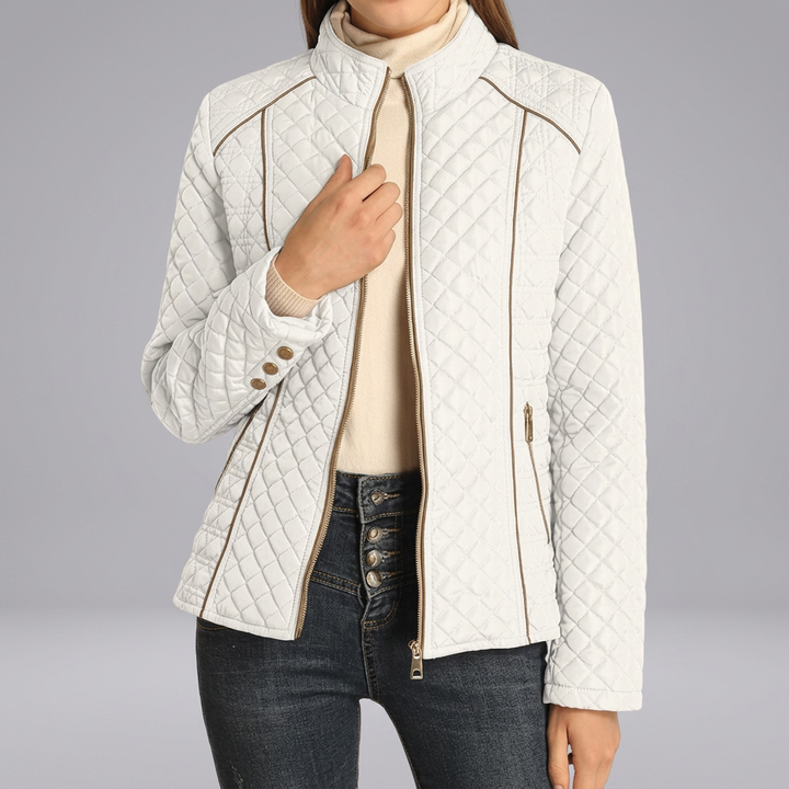 NADINE™ – Lightweight Quilted Stand-Collar Jacket