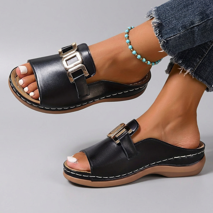 Kathryn - Comfortable Buckle Sandals