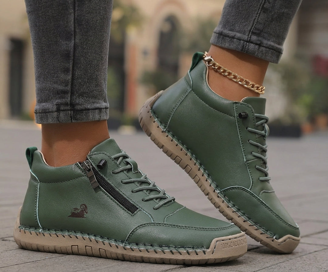 Mila – Baskets orthopédiques confortables + fermeture éclair