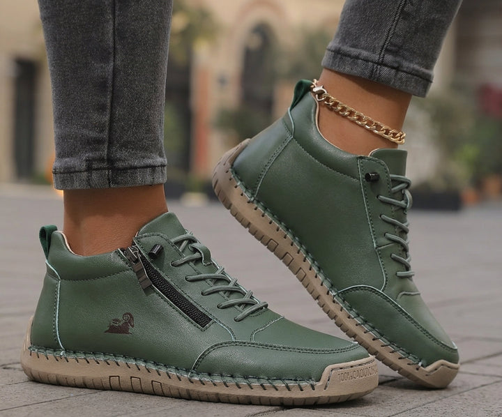 Mila – Baskets orthopédiques confortables + fermeture éclair