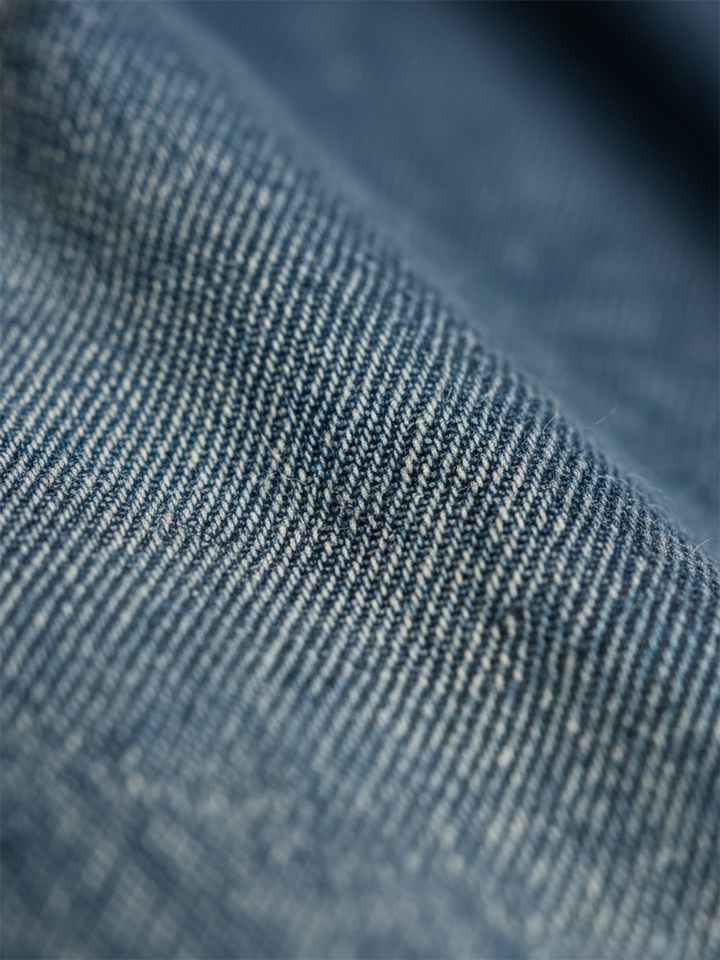Karen | Robe Longue en Denim Lavé Vintage avec Touche de Coton Doux