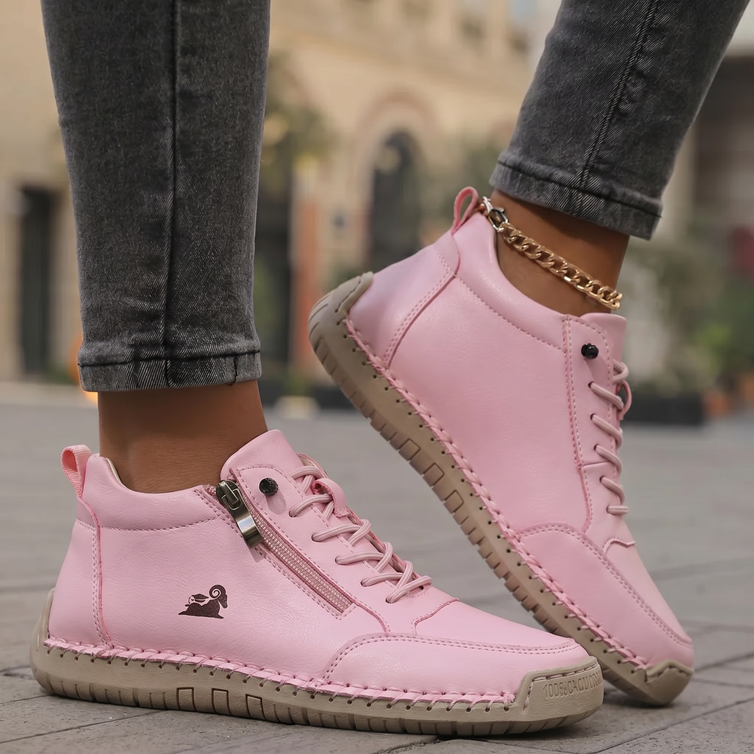 Mila – Baskets orthopédiques confortables + fermeture éclair