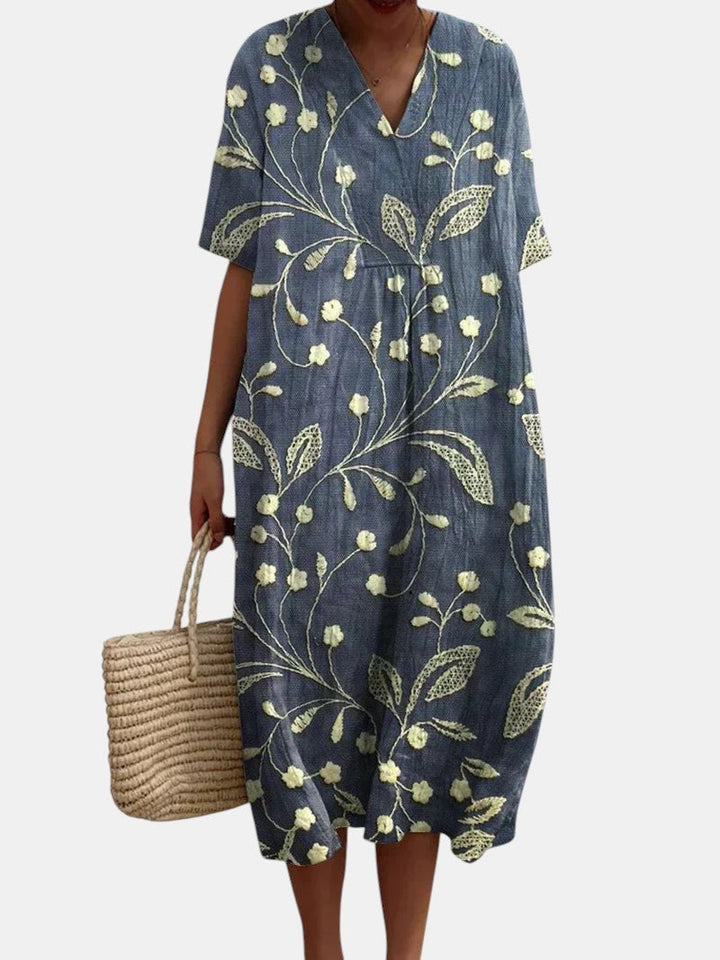 Robe d'Été Flatteuse à Imprimé