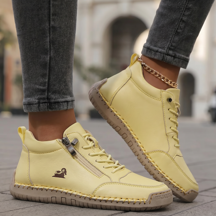 Mila – Baskets orthopédiques confortables + fermeture éclair
